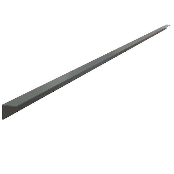 Designs Of Distinction 7/8in Aluminum L-Channel - 72inL - Flat Black 01110451WR1 - main
